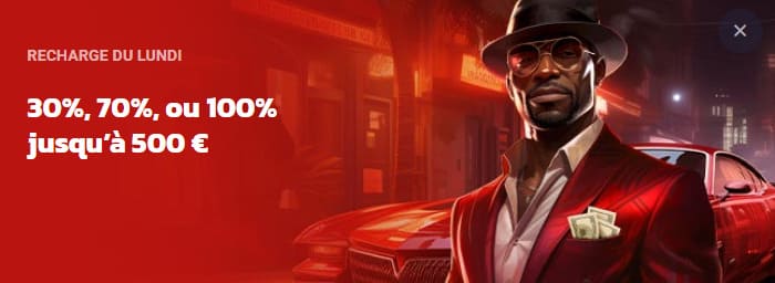 Retrobet Casino bonus lundi