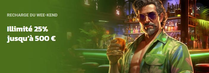 Retrobet Casino bonus weekend