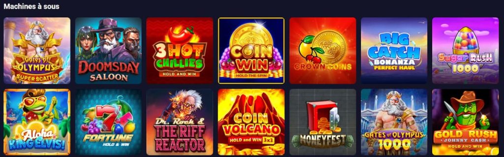 Retrobet Casino machines à sous